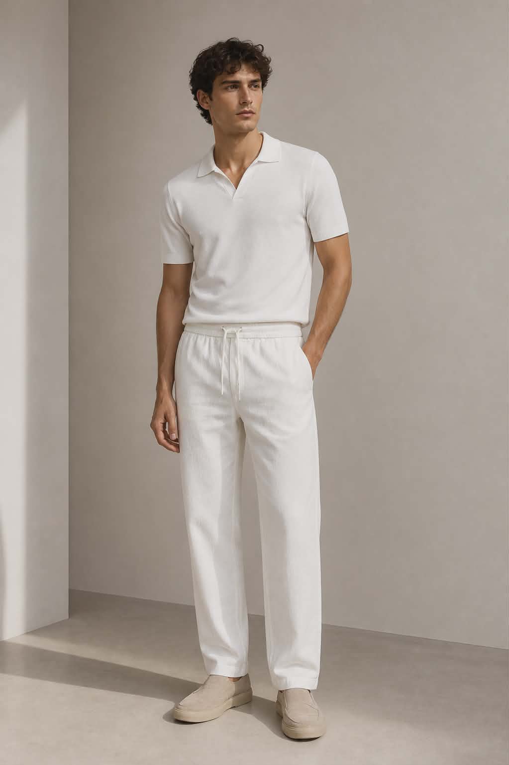 Pantalon Lin – Édition Naturelle