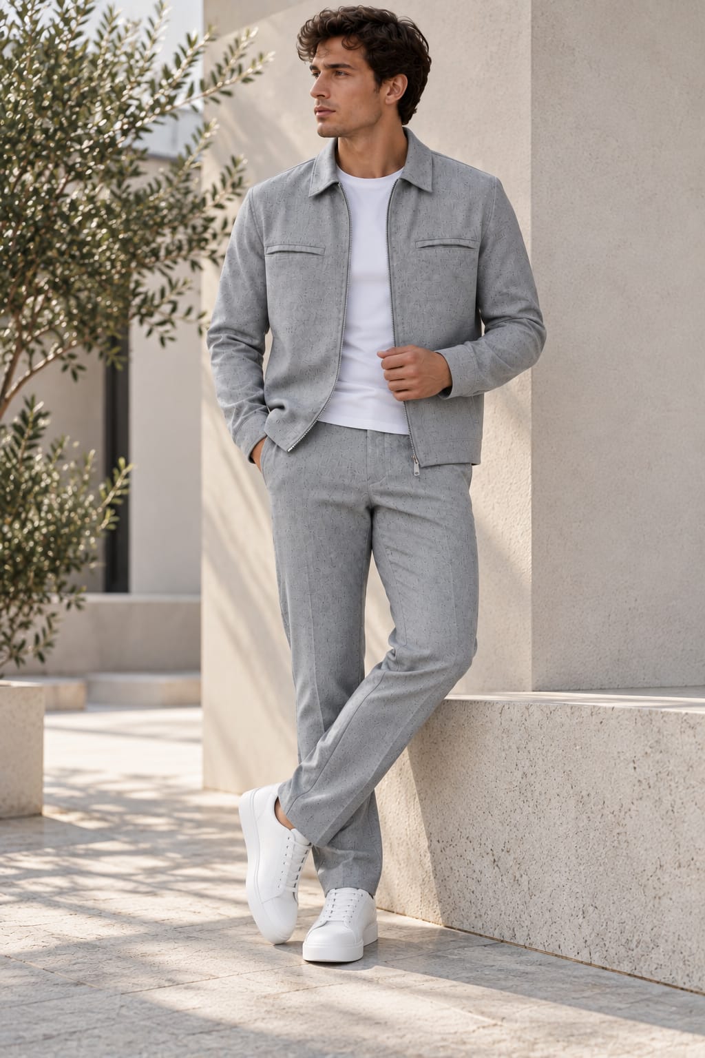 Ensemble Homme Gris