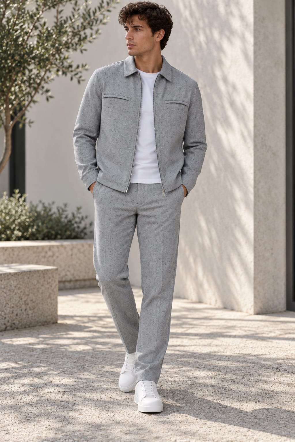 Ensemble Homme Gris
