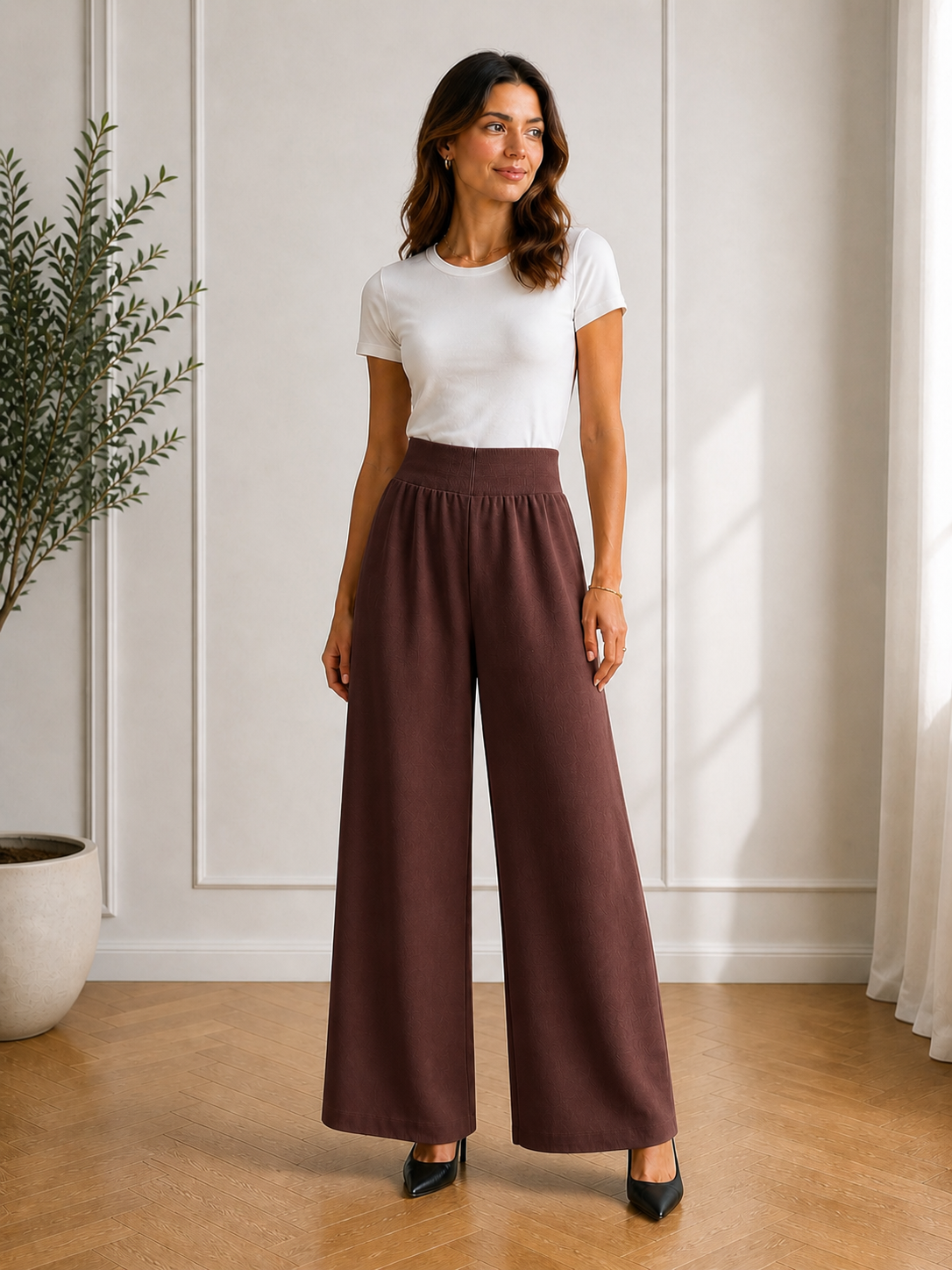 Pantalon large et fluide