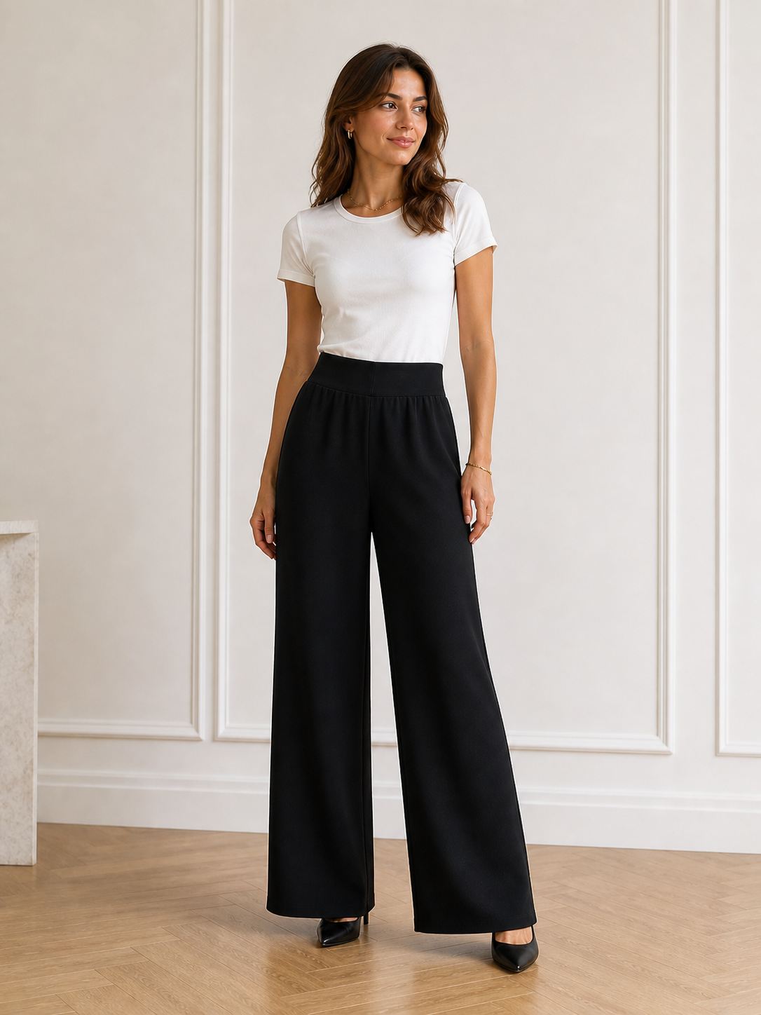 Pantalon large et fluide